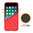 Mofi Flexi Slim Carbon Fibre Case for Apple iPhone 8 / 7 / SE (2nd / 3rd Gen) - Brushed Red